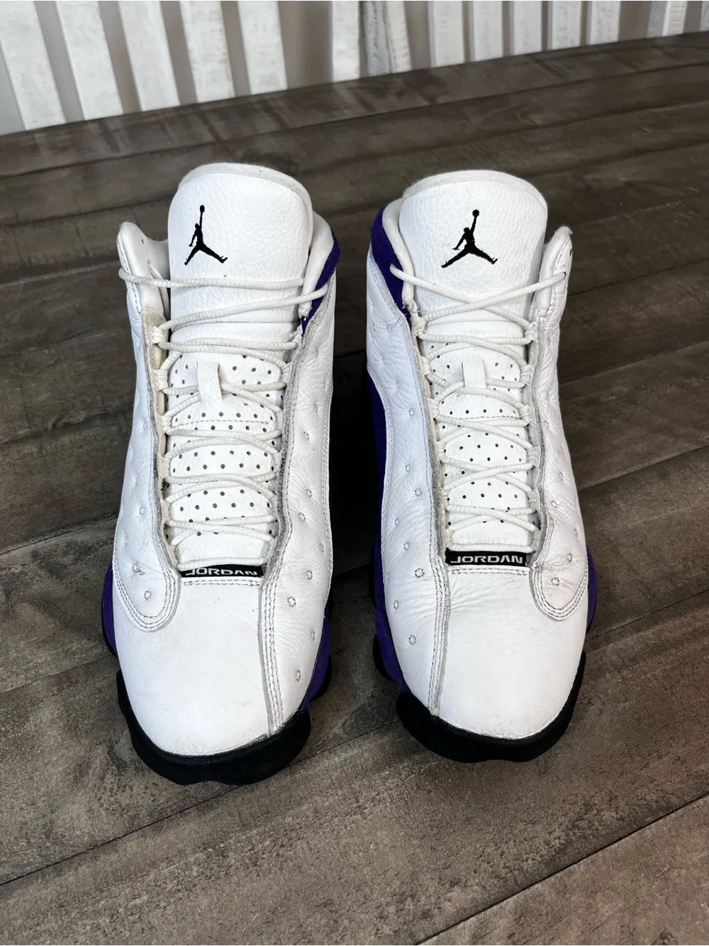 Nike Air Jordan 13 Lakers Purple OG Sneakers Size 10.5